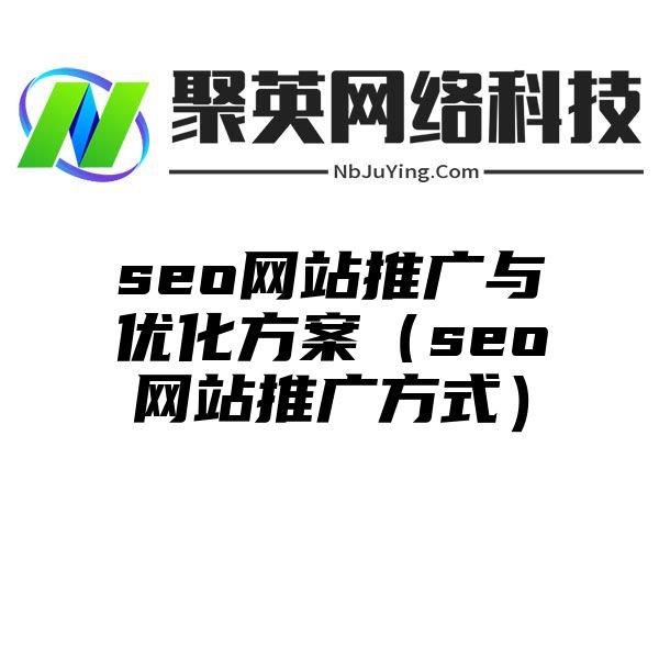 seo網站(zhàn)推廣與優化方案（seo網站(zhàn)推廣方式）